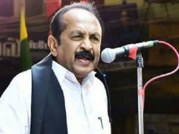 வைகோ சர்ச்சை கருத்து 