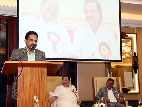 Duraimurugan recalls Anti Hindi agitation in Dubai function 