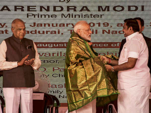 மதுரை வந்த பிரதமர் மதுரை வந்த பிரதமர்