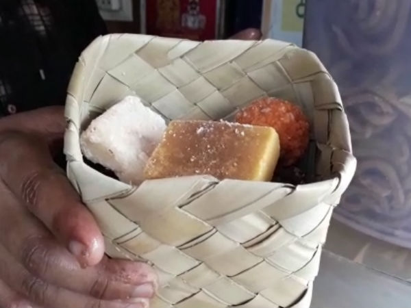 பனை ஓலை பெட்டி 