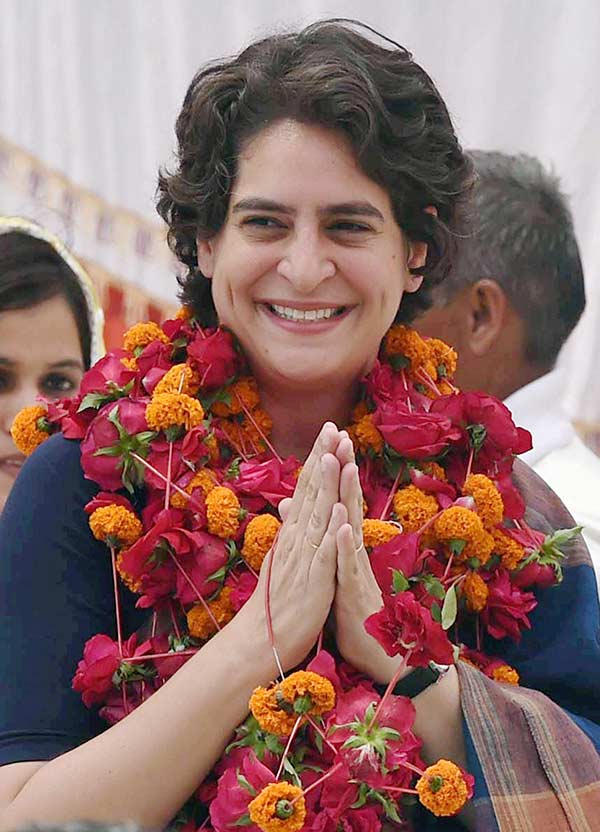 Congress posed Priyanka Gandhi as the direct opponent for BJP Yogis strong zone 