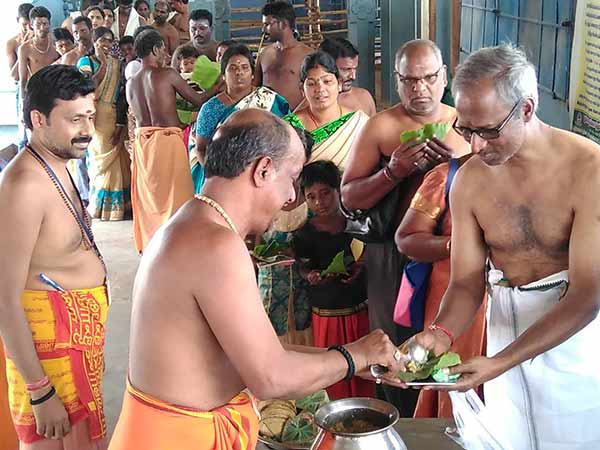 Samathuva pongal celebration at Danvantri peedam Walajapet