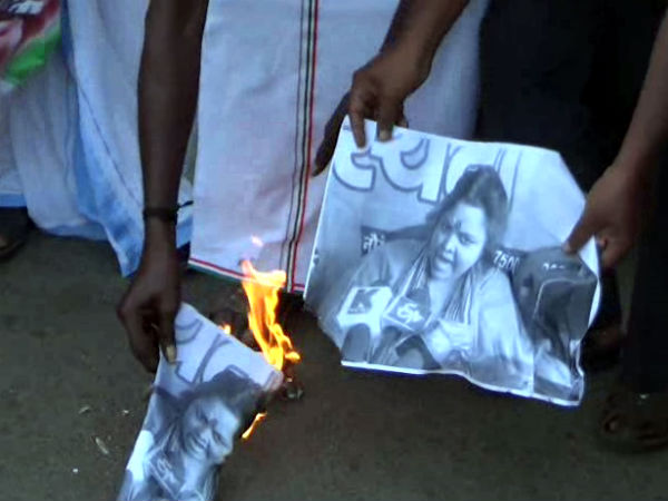 gandhis effigy contempt congress struggle in kanyakumari