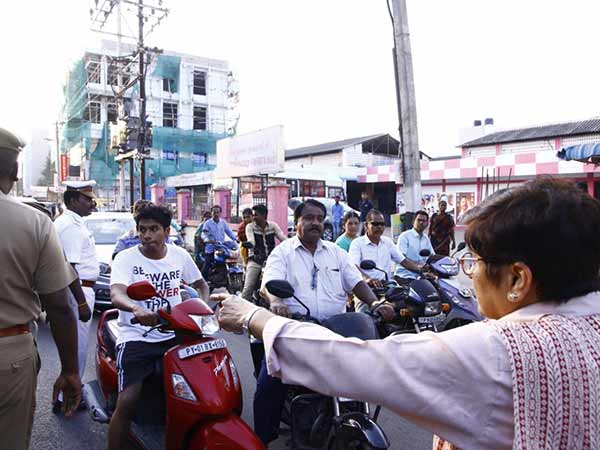 helmet kiran bedi direct action