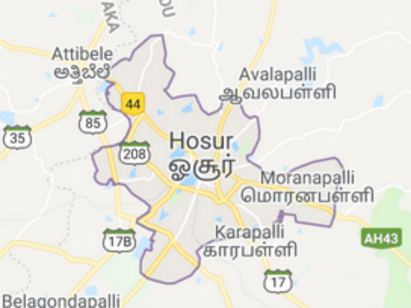 Hosur constituency Include 21 legislative constituencies in vacant Hosur constituency Include 21 legislative constituencies in vacant