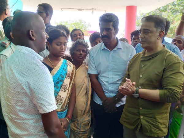 Kamal haasan met in who has death in Pulwama Attack 