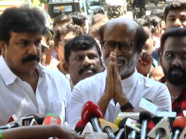 Rajinikanth meets DMDK chief Vijayakanth 
