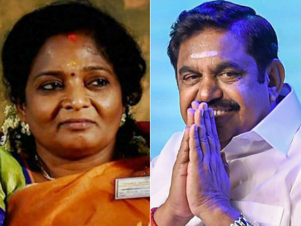 Tamilisai Soundararajan praises Tamilnadu CM for announcing Rs 2000 for BPL Tamilisai Soundararajan praises Tamilnadu CM for announcing Rs 2000 for BPL