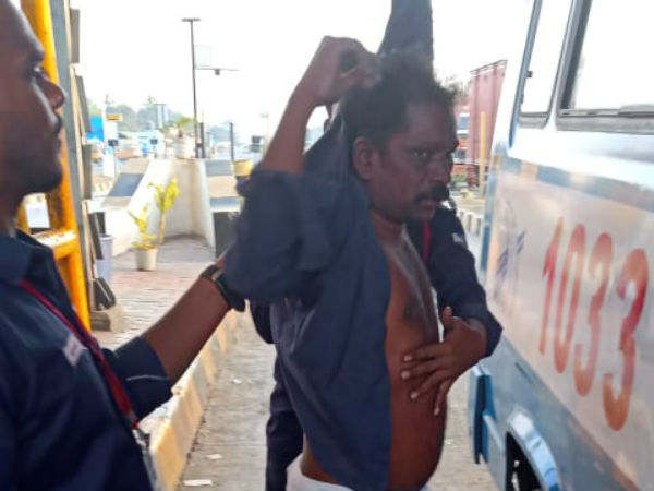 tool gate staff attack cctv footage