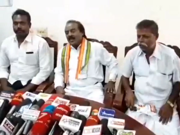 காங்கிரஸ் வேட்பாளர் 