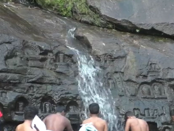 courtallam falls go dry due to summer