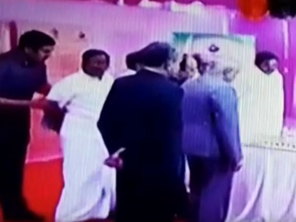 Dhalavai Sundaram evicted from PM Modis stage 