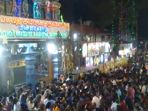 mandaikadu bhagavathi amman temple masikodai festival over