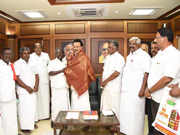 Indian Communist Party candidates met MK Stalin 