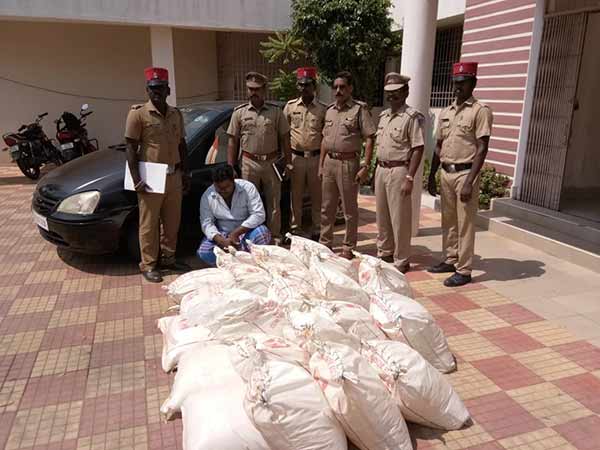Liquor bottles seized in Puducherry