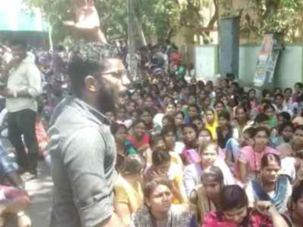 சென்னையில் போராட்டம் 