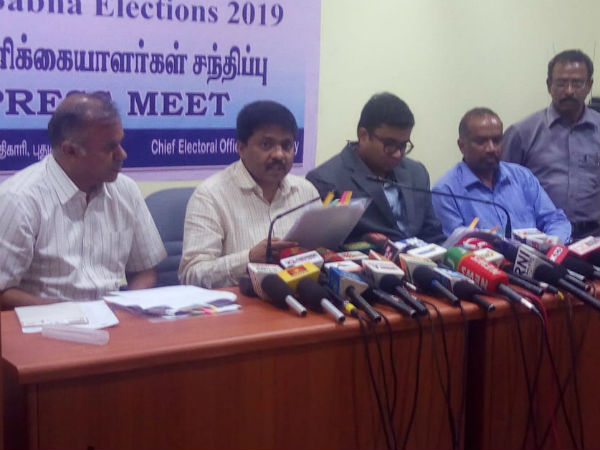 We are preparing for the Lok Sabha election in Puducherry says ECI
