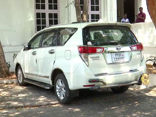 puducherry ministers handover their govt cars