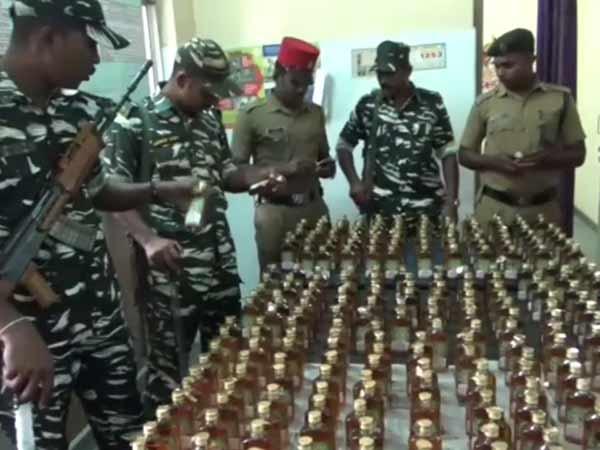 Lok Sabha election: ECI seizes hundreds of Alcohol bottle in Puducherry raid