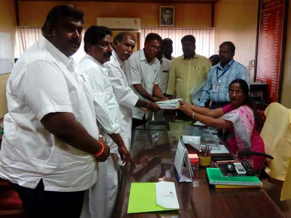 Rangasamy, filed his sister son for Thattanchavadi constituency