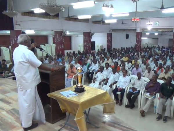 some are trying to break admk alliance, says pon radhakrishnan