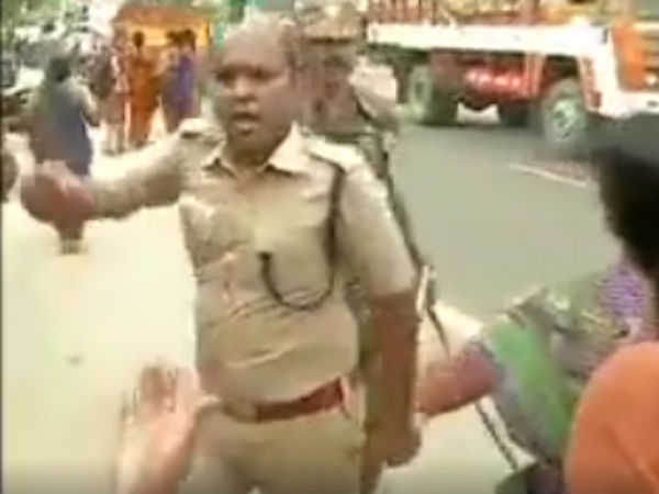 ஓங்கி அறைந்த அதிகாரி 