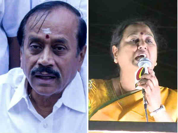 Premalatha Vijayakanth Praises H Raja in Sivagangai Premalatha Vijayakanth Praises H Raja in Sivagangai