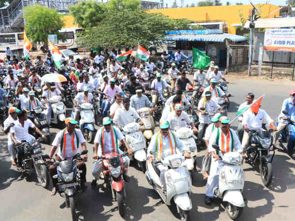 candidates ask vote in last day election campaign in pondicherry
