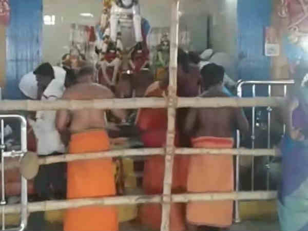 7 people were killed in a crowd rally at the temple festival issue..Priest arrested 7 people were killed in a crowd rally at the temple festival issue..Priest arrested