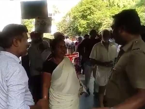 PMK and AMMK party men made clash with election officers in Chennai 
