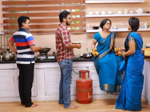Samba not talking too much with her husband 