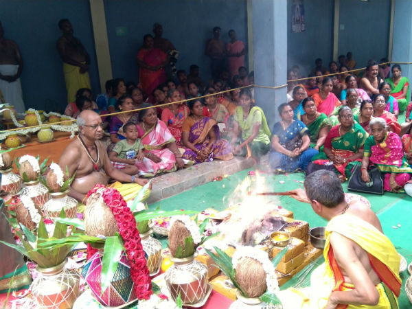 Akashya Trithiya : Kanakadhara yaham and lakshmi Gubera yagam 