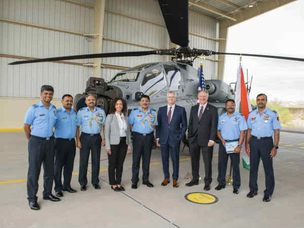 Apache guardian helicopter produced in the United States., Handed over to India Apache guardian helicopter produced in the United States., Handed over to India