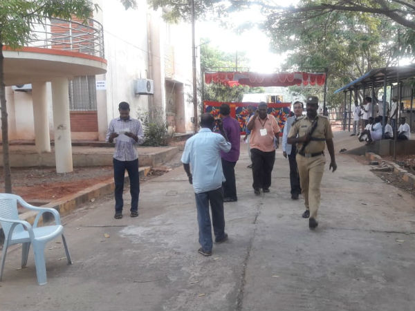 puducherry counting begins amidst heavy police security