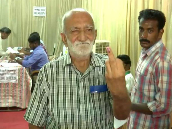 puducherry: repolling going on smoothly