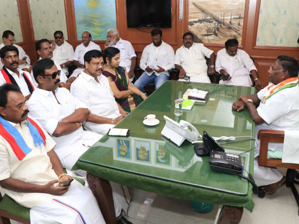 DMKs strength in the Puducherry constituency is the third highest rise by Venkatesan sworn as a MLA
