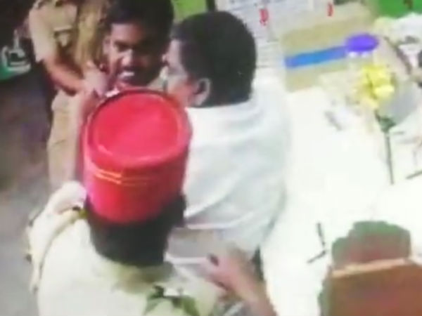 Rowdies attack police men in Puducherry