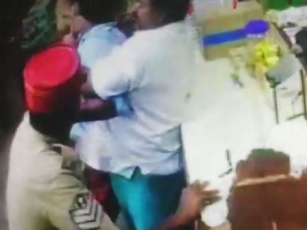 Rowdies attack police men in Puducherry