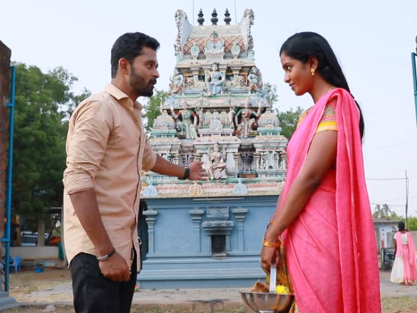 Kannamma comes to meet Barathi 
