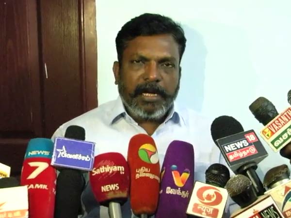 திருமா பின்னடைவு 