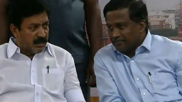 Minister CV Shanmugam argued with Law Secretary Poova lingam 