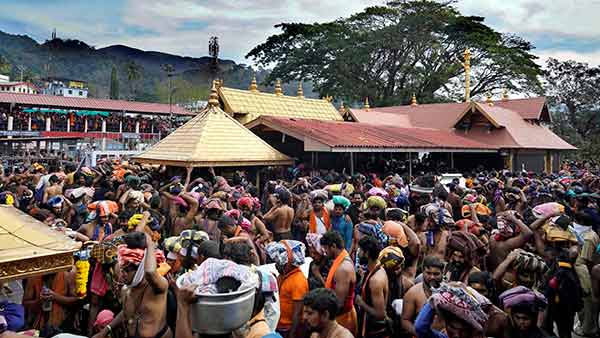 Steps open in Sabarimala Ayyappan temple today, Police Protection increases 
