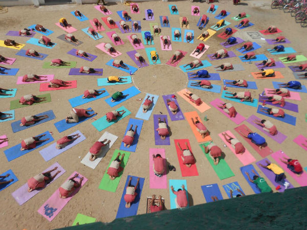 Surya Namaskar Yogathon in Chennai Nehru Stadium on June 16 Surya Namaskar Yogathon in Chennai Nehru Stadium on June 16