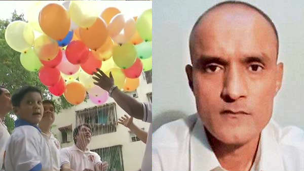Friends of #KulbhushanJadhav celebrate after International Court of Justice Friends of #KulbhushanJadhav celebrate after International Court of Justice