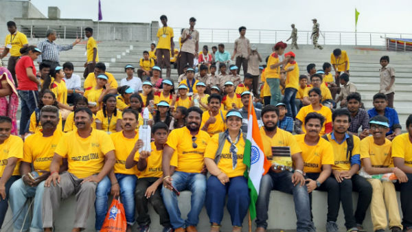 Govt school kids witness Chandrayan 2 launch 