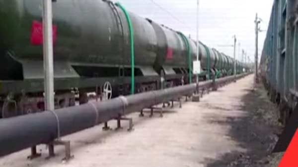 Drinking water coming to Chennai by trains from jolarpettai 