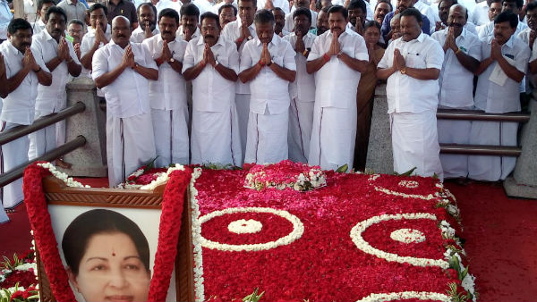OPS and EPS Tribute to MGR and Jayalalitha Memorials.. OPS and EPS Tribute to MGR and Jayalalitha Memorials..