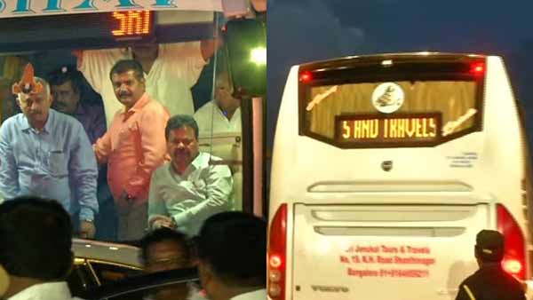 Karnataka politics in a thrilling environment.. BJP sends MLAs to resort to safety Karnataka politics in a thrilling environment.. BJP sends MLAs to resort to safety