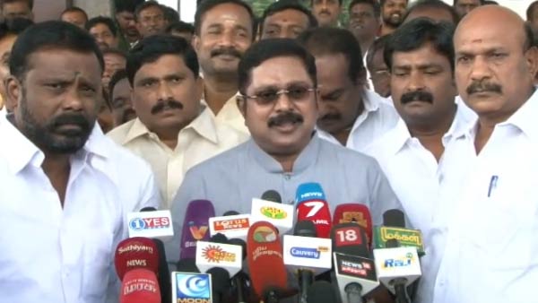 ttv dinakaran accuses aiadmk over supports triple talaq bill in lok sabha ttv dinakaran accuses aiadmk over supports triple talaq bill in lok sabha