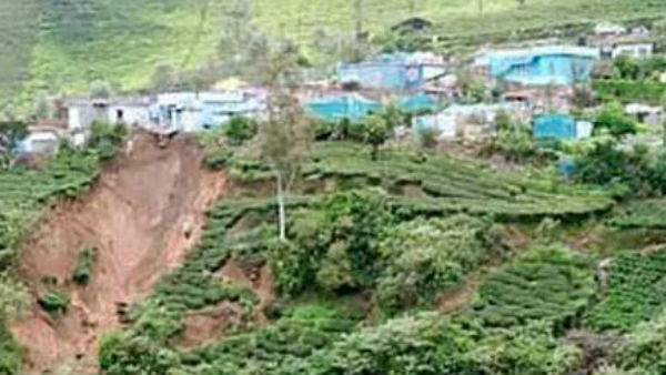 Homes hanging due to soil deterioration in Nilgiri District 